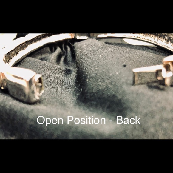 Swarovski Brushed Silver(tone) Bangle - Picture 6 of 6